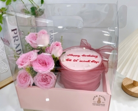 SÉT BÁNH VÀ HOA TƯƠI 