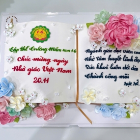 BÁNH KEM TRI ÂN 20/11 HOT TẠI KHÓM BAKERY