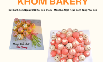 Đặt Bánh Kem Ngon 20/10 Tại Bếp Khóm – Gửi Yêu Thương Đến Người Phụ Nữ Bạn Thương
