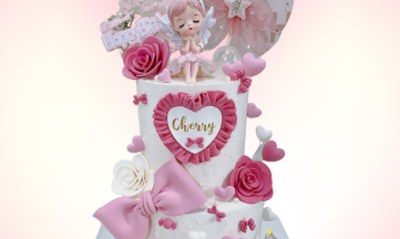 MẪU BÁNH CAO CẤP DÀNH CHO BÉ GÁI – KHÓM BAKERY LONG AN