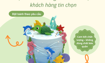 KHÓM Bakery – Tiệm bánh kem ngon Tân An được khách hàng tin chọn