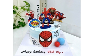 Mẫu bánh sinh nhật Người Nhện cho bé trai – Xu hướng được yêu thích tại KHÓM Bakery