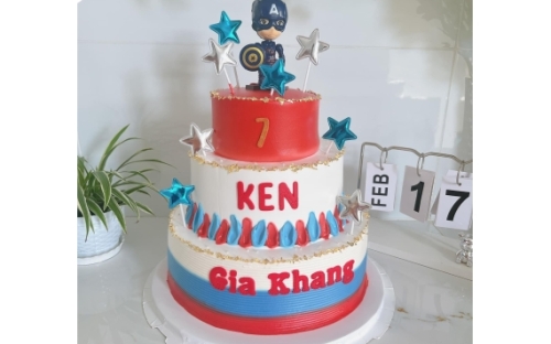 Bánh Kem Hot Dành Cho Bé Trai – Xu Hướng 2026 Tại Khóm Bakery