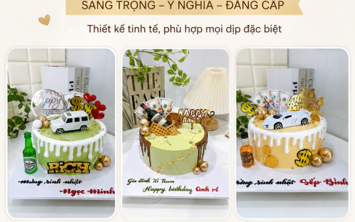 Mẫu Bánh Kem Tặng Sếp Sang Trọng – Xu Hướng Quà Tặng Được Ưa Chuộng Năm 2026