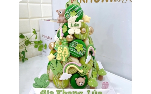 TOP BÁNH MỪNG BÉ 1 TUỔI ĐẦY THÁNG THÔI NÔI BÉ TRAI HOT TẠI KHÓM BAKERY