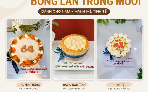 Bánh Bông Lan Trứng Muối Dành Cho Nam – Mẫu Bánh Nam Tính, Tinh Tế Tại KHÓM Bakery
