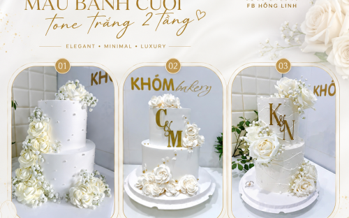 Top 3 Mẫu Bánh Cưới Đẹp Tại KHÓM Bakery – Lựa Chọn Hoàn Hảo Cho Ngày Trọng Đại