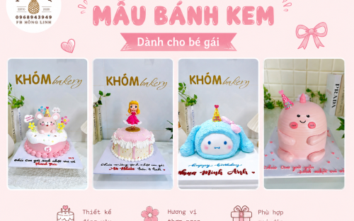 Tổng Hợp Mẫu Bánh Kem Đẹp Dành Cho Bé Gái – Gợi Ý Những Thiết Kế Được Yêu Thích Nhất 2026