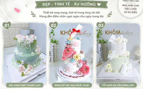 99+ MẪU BÁNH KEM 2 TẦNG HIỆN ĐẠI – XU HƯỚNG ĐƯỢC YÊU THÍCH TẠI KHÓM BAKERY