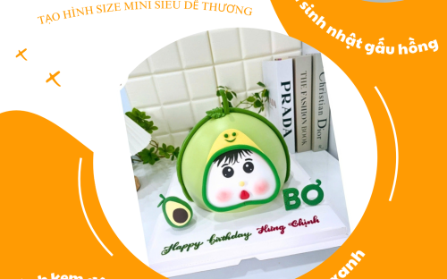 BÁNH KEM TẠO HÌNH SIZE MINI SIÊU DỄ THƯƠNG TIỆN LỢI
