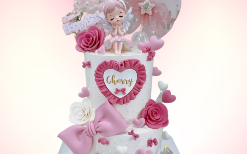 MẪU BÁNH CAO CẤP DÀNH CHO BÉ GÁI – KHÓM BAKERY LONG AN