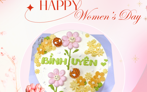 BÁNH BÔNG LAN TRỨNG MUỐI XU HƯỚNG 2026 – CHỌN BÁNH XINH 8/3 TẠI KHÓM BAKERY