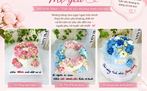 Bánh Kem Tặng Mẹ – Món Quà Ngọt Ngào Thay Lời Yêu Thương