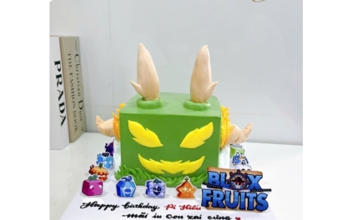 Mẫu Bánh Sinh Nhật Tạo Hình 3D Blox Fruit Dành Cho Bé Trai Được Yêu Thích Nhất Hiện Nay