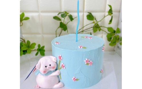 Bánh kem tone xanh dương – Mẫu bánh kem hot được yêu thích năm 2026