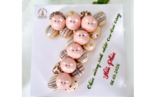 Bánh Su Dai Tạo Hình Số Tuổi Theo Yêu Cầu 2026 – Xu Hướng Bánh Sinh Nhật Độc Đáo Tại Khóm Bakery
