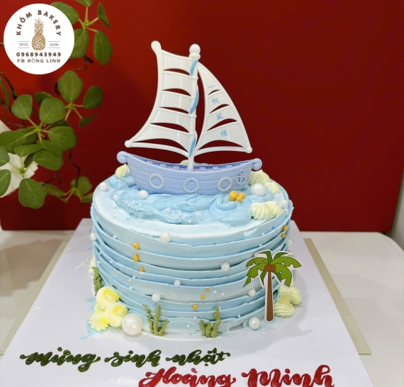Bánh kem làm theo yêu cầu tặng nam 