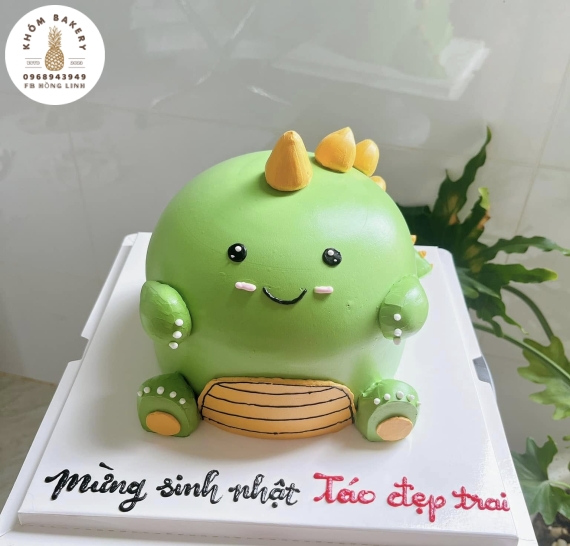 Bánh kem tạo hình khủng long 