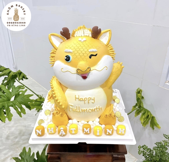 Bánh kem tạo hình khủng long 