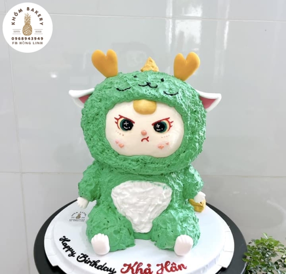 Bánh kem tạo hình BaBy Three mắt nước