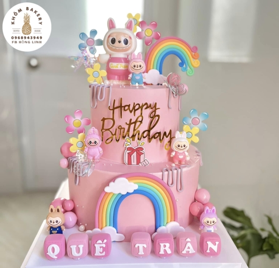 Bánh kem tạo hình bé gái