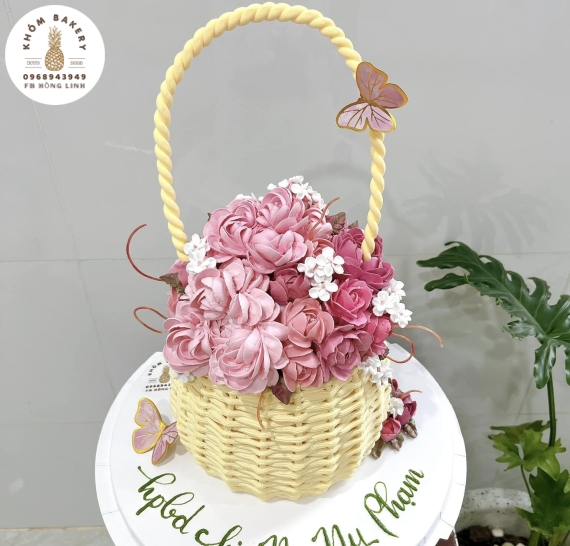 Giỏ hoa chúc mừng sinh nhật chị 