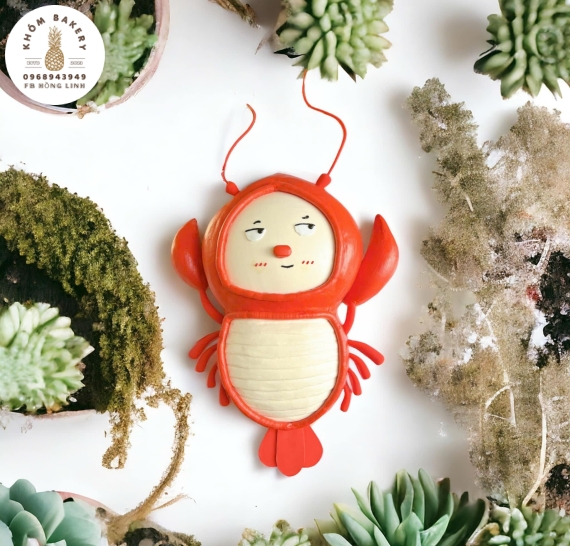 Bánh kem tạo hình con tôm hùm