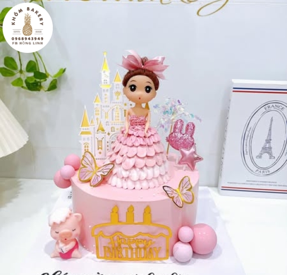 Bánh sinh nhật dành cho bé công chúa