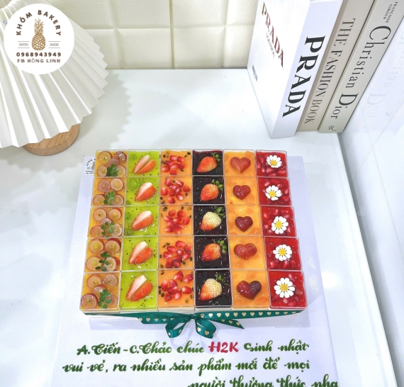 Sét Pannacotta đủ vị mừng sinh nhật cho lớp học