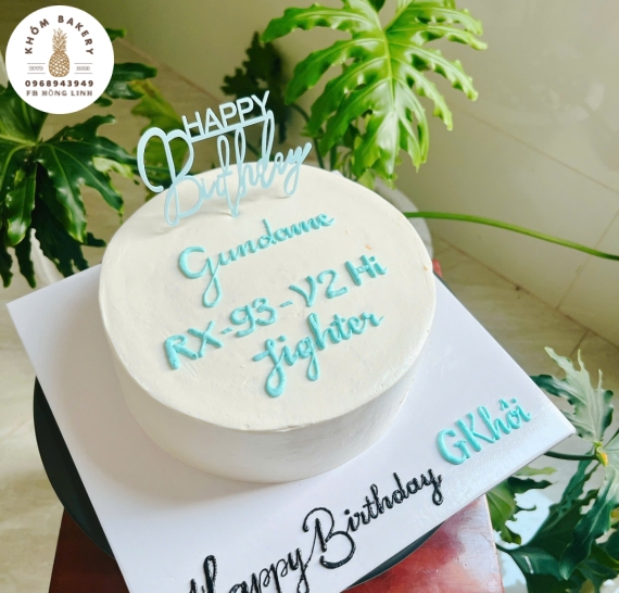 Bánh Kem Hàn Quốc Tông Trắng - Đơn Giản Nhưng Đẹp