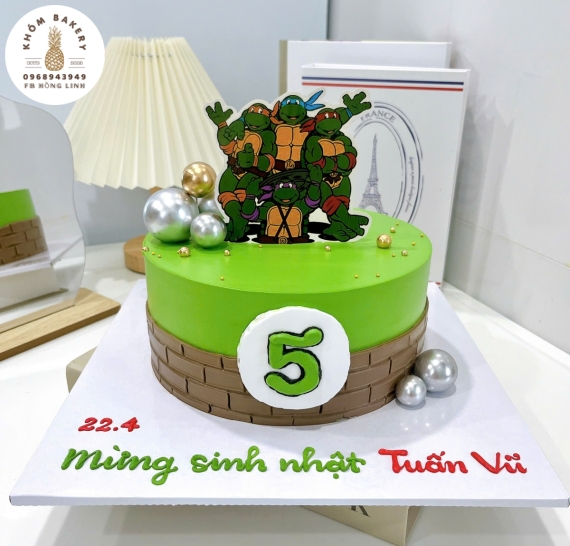 Bánh kem dành cho bé trai lên 5 tuổi 