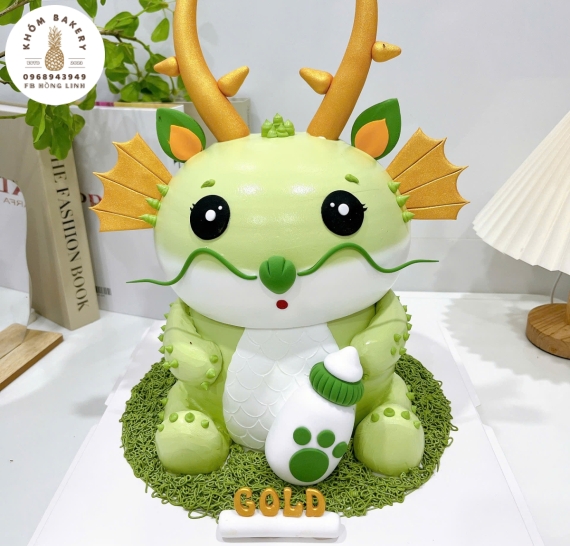 Bánh thôi nôi tạo hình chú rồng