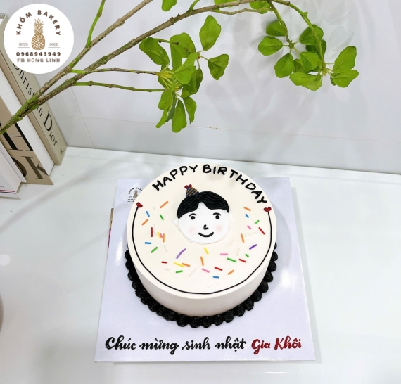 Bánh Kem Hàn Quốc vẻ hình chibi tặng cháu yêu 