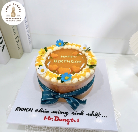 Bánh bông lan tặng bạn thân làm theo yêu cầu ở long an