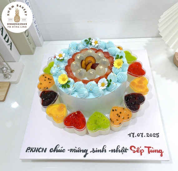 Sét Pannacotta đủ vị mừng sinh nhật sếp