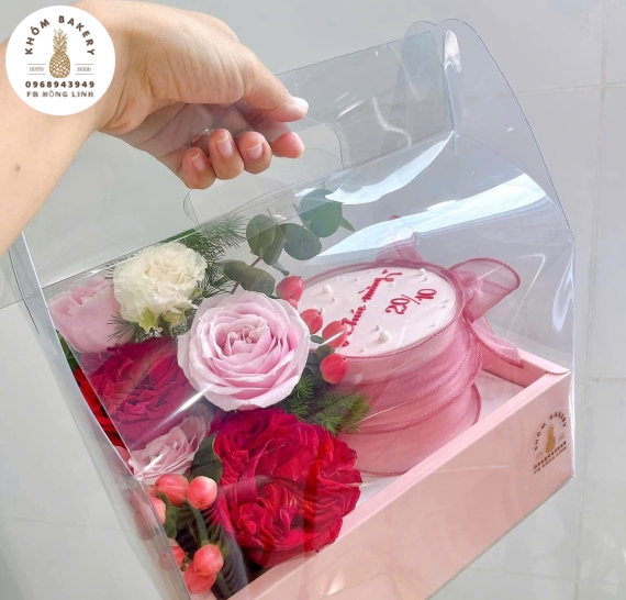 Sét bánh và hoa tặng mẹ 20/10