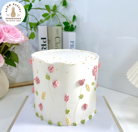 Bánh kem bắp tại long an