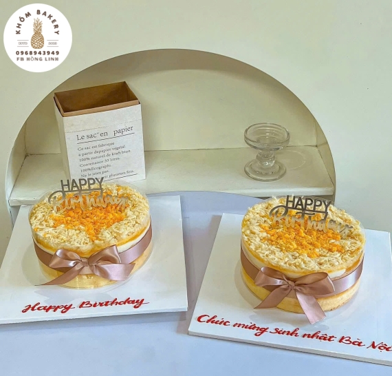 Mẫu bánh bông lan trứng muối hot 2025