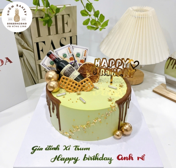 Bánh sinh nhật dành nam mẫu đẹp 2025 tại tân an long an