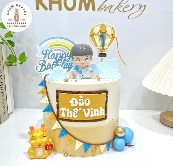 Bánh tạo hình sinh nhật dành cho bé trai