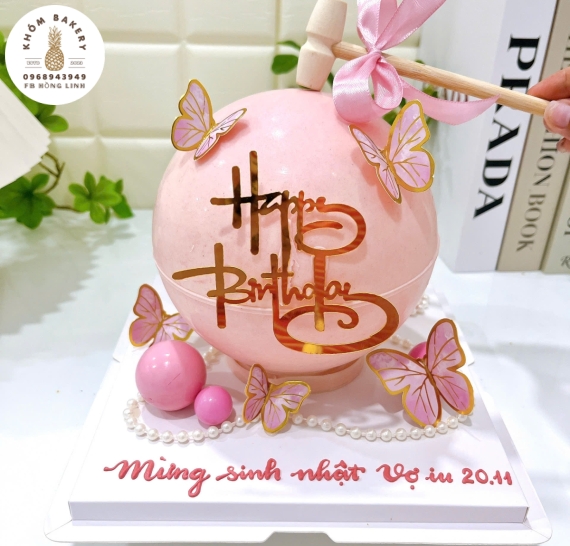 Bánh đập Pinata dành cho nữ tone hồng hot 2025