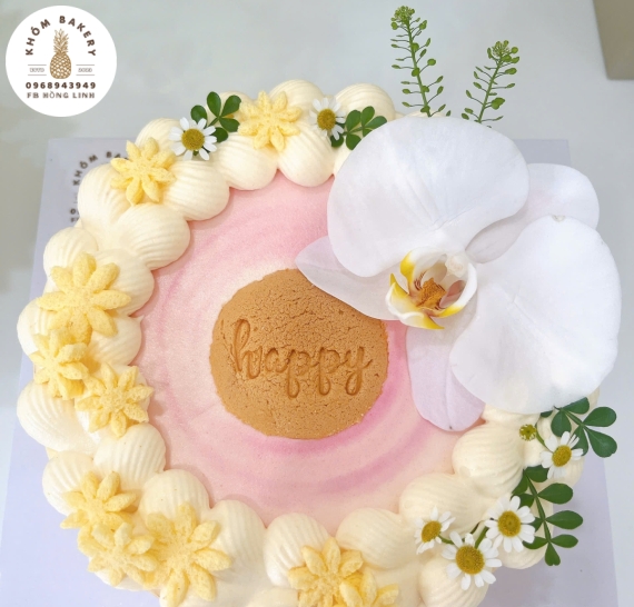 Bông lan trứng muối trang trí hoa lan