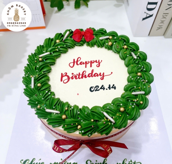 Bông lan trứng muối phiên bản Merry Christmas 