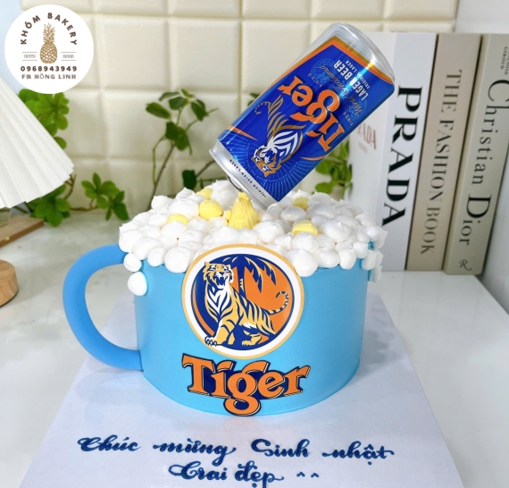 Mẫu bánh kem ly tiger