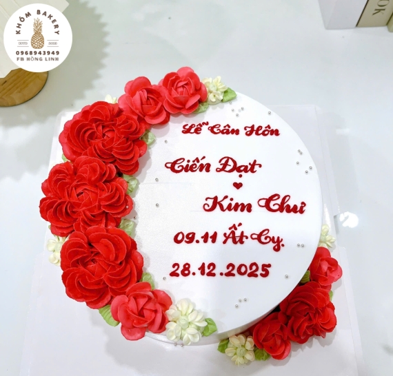 Bánh kem mừng lễ tân hôn