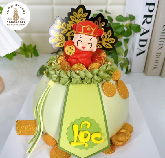 Bánh kem khai trương chọn tone màu theo yêu cầu