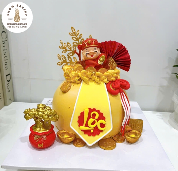 Bánh kem bắp mừng khai trương