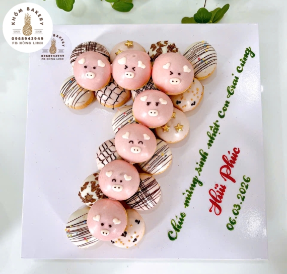 Bánh Su dai chúc mừng bé lên 7 tuổi