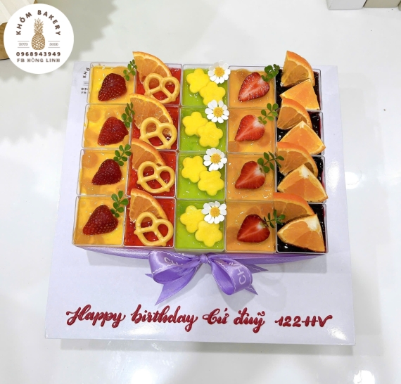 Sét bánh Pannacotta tặng lớp học 