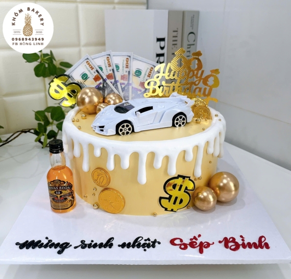 Bánh kem tặng sếp nam hot 2026 